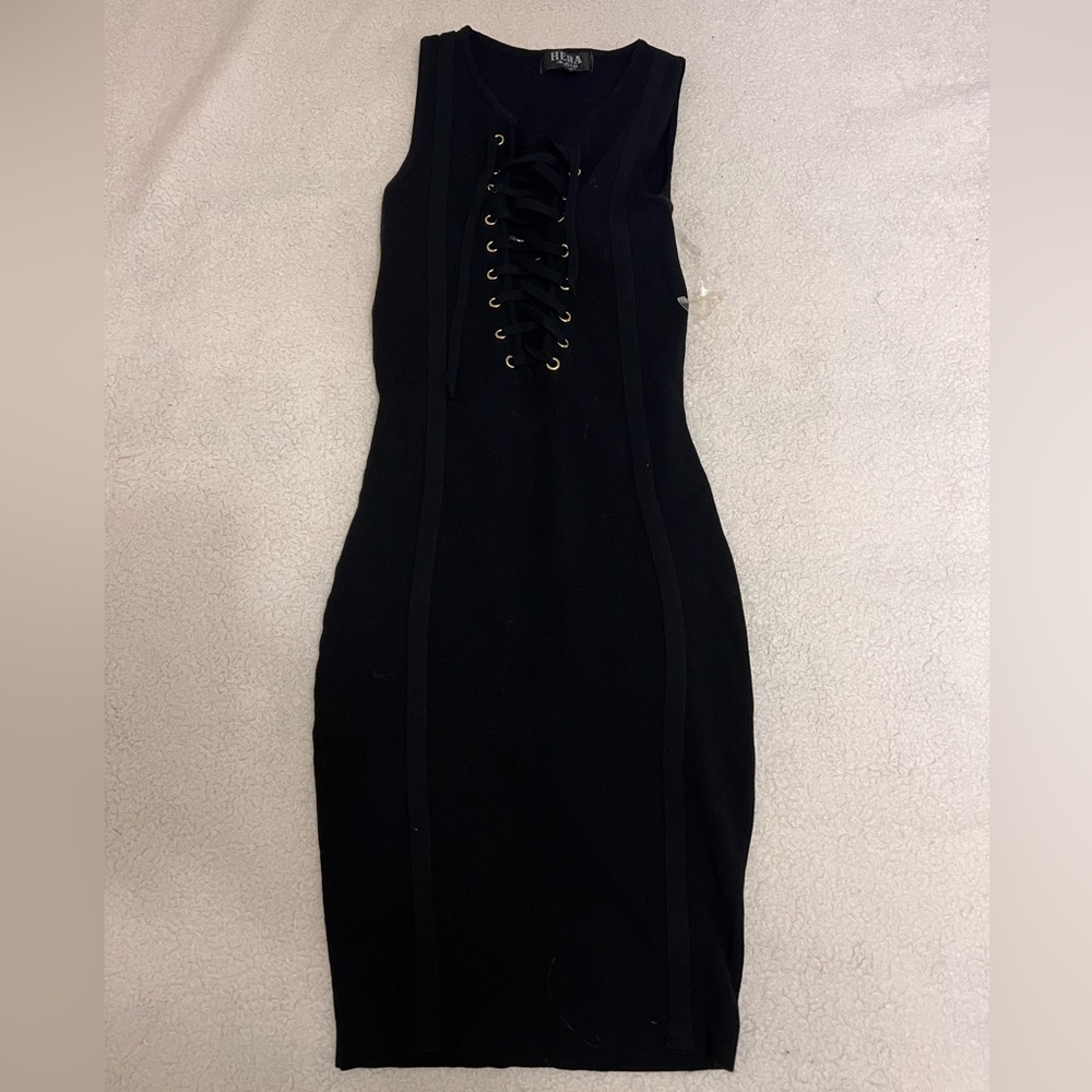 Black Summer Bodycon dress